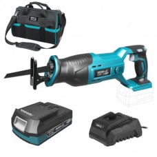 Dedra Set Fierastrau tip sabie SAS+ALL cu acumulator Li-Ion 18V 2.0Ah incarcator 60W si geanta